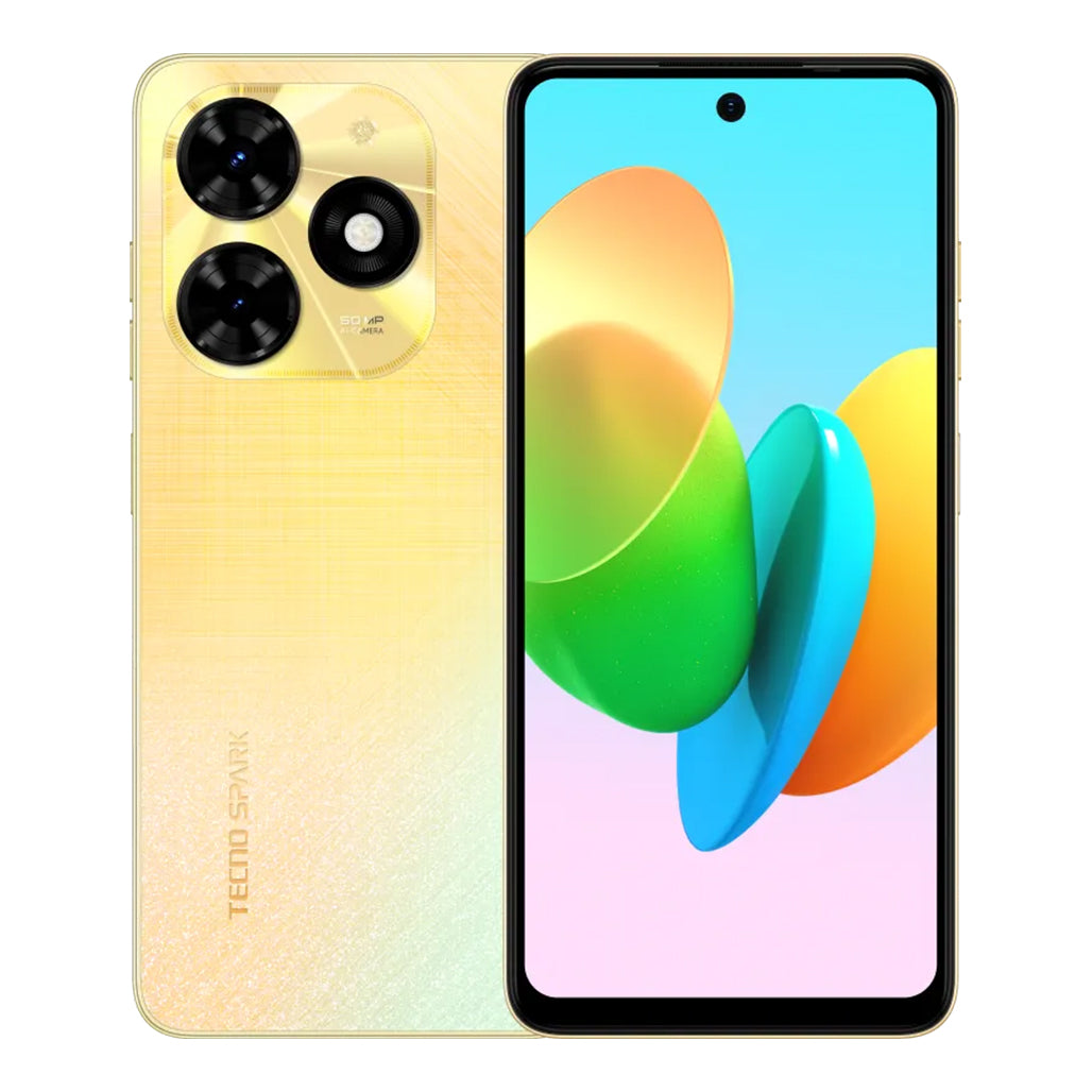 A Photo Of Tecno Spark 20C - 4GB RAM - 256GB Storage - Alpenglow Gold