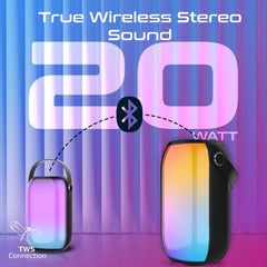 A Photo Of Promate Spectro-20 - 20W RGB Bluetooth Speaker