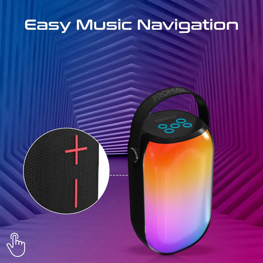 A Photo Of Promate Spectro-20 - 20W RGB Bluetooth Speaker
