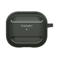 A Photo Of Spigen Rugged Armor Case for AirPods 3rd Gen - Military Green - ASD01979