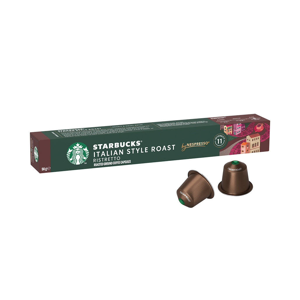 A Photo Of Starbucks Italian Style Roast by Nespresso – Dark Roast Coffee Capsules (10 Pack)