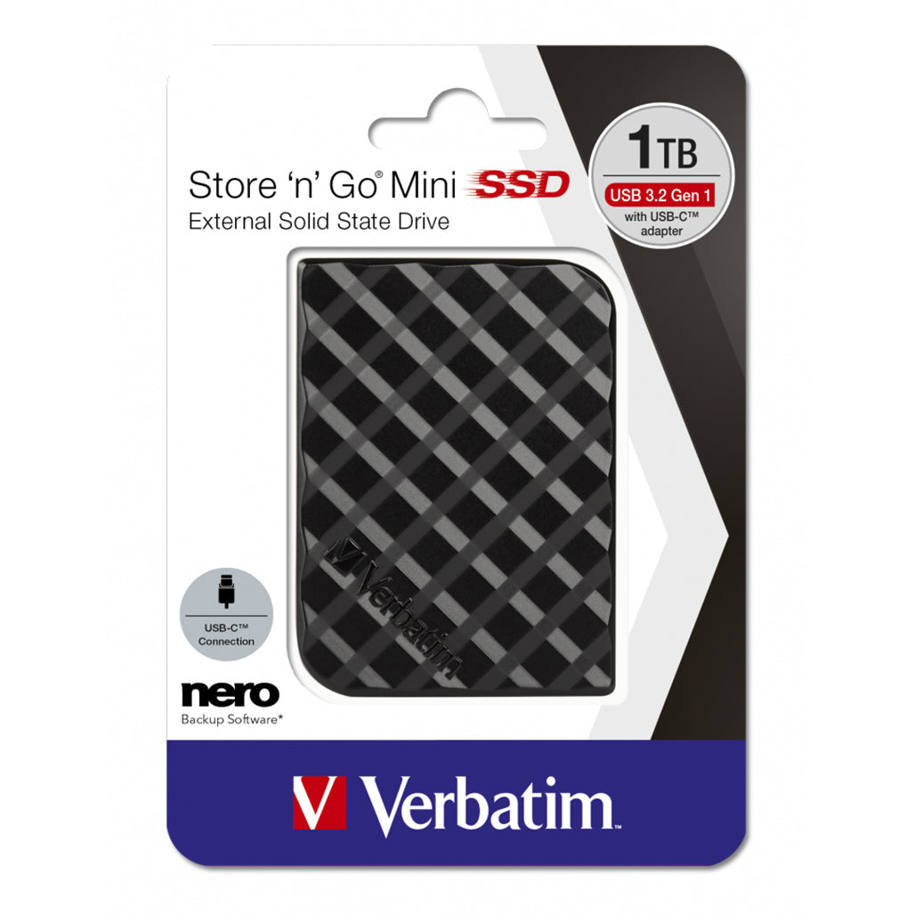 A Photo Of Verbatim Store 'n' Go Mini SSD 1TB