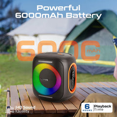 A Photo Of Promate Strike-40 - LumiSound™ HD 40W Portable Bluetooth Speaker