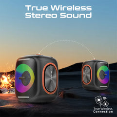 A Photo Of Promate Strike-40 - LumiSound™ HD 40W Portable Bluetooth Speaker
