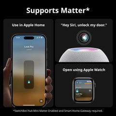 A Photo Of SwitchBot Lock Pro Smart Door Lock – Matter-Compatible, Voice Control, 15 Unlock Methods, Long Battery Life