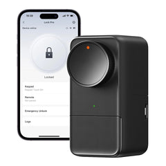 A Photo Of SwitchBot Lock Pro Smart Door Lock – Matter-Compatible, Voice Control, 15 Unlock Methods, Long Battery Life