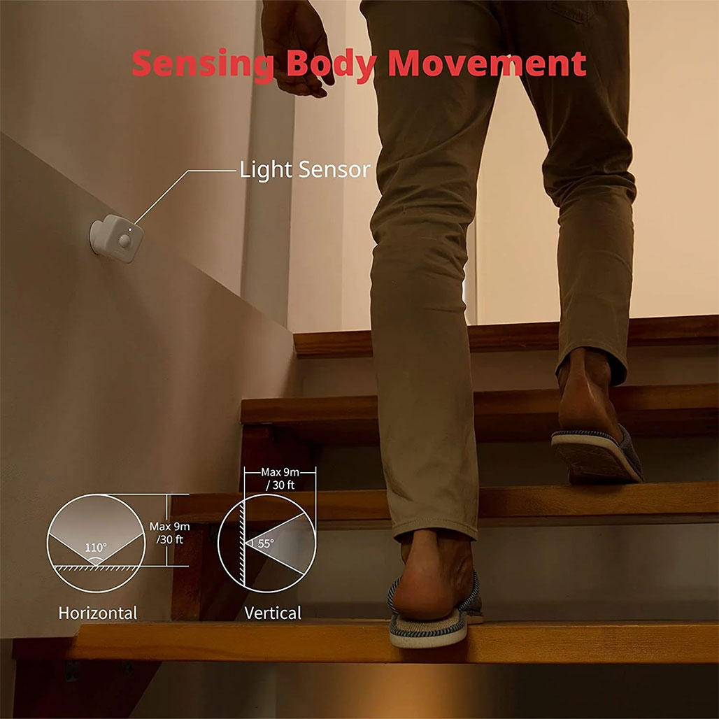 A Photo Of SwitchBot Motion Sensor W1101500-WHT | Wide-Angle Detection with Adjustable Sensitivity