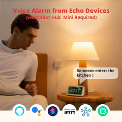 A Photo Of SwitchBot Motion Sensor W1101500-WHT | Wide-Angle Detection with Adjustable Sensitivity