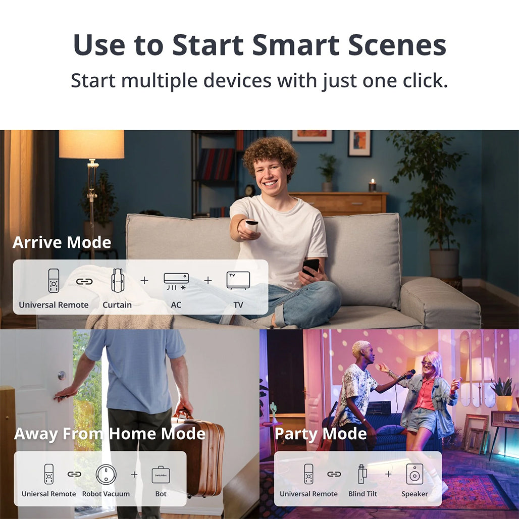 A Photo Of SwitchBot Universal Smart Remote Control – All-in-One Infrared & Bluetooth Device Controller with Offline Support