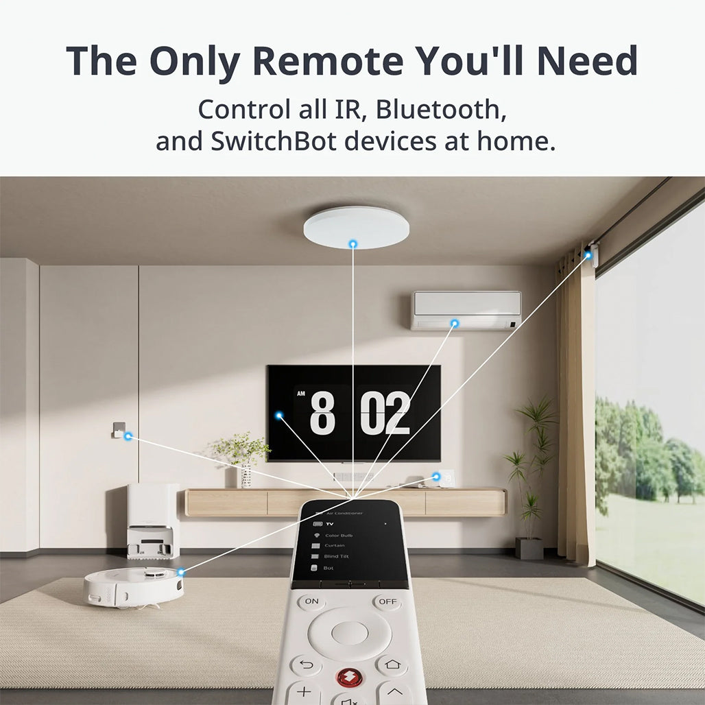 A Photo Of SwitchBot Universal Smart Remote Control – All-in-One Infrared & Bluetooth Device Controller with Offline Support