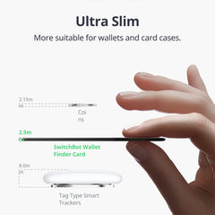 A Photo Of SwitchBot Wallet Finder Card – Ultra-Slim Smart Tracker with Apple Find My & NFC