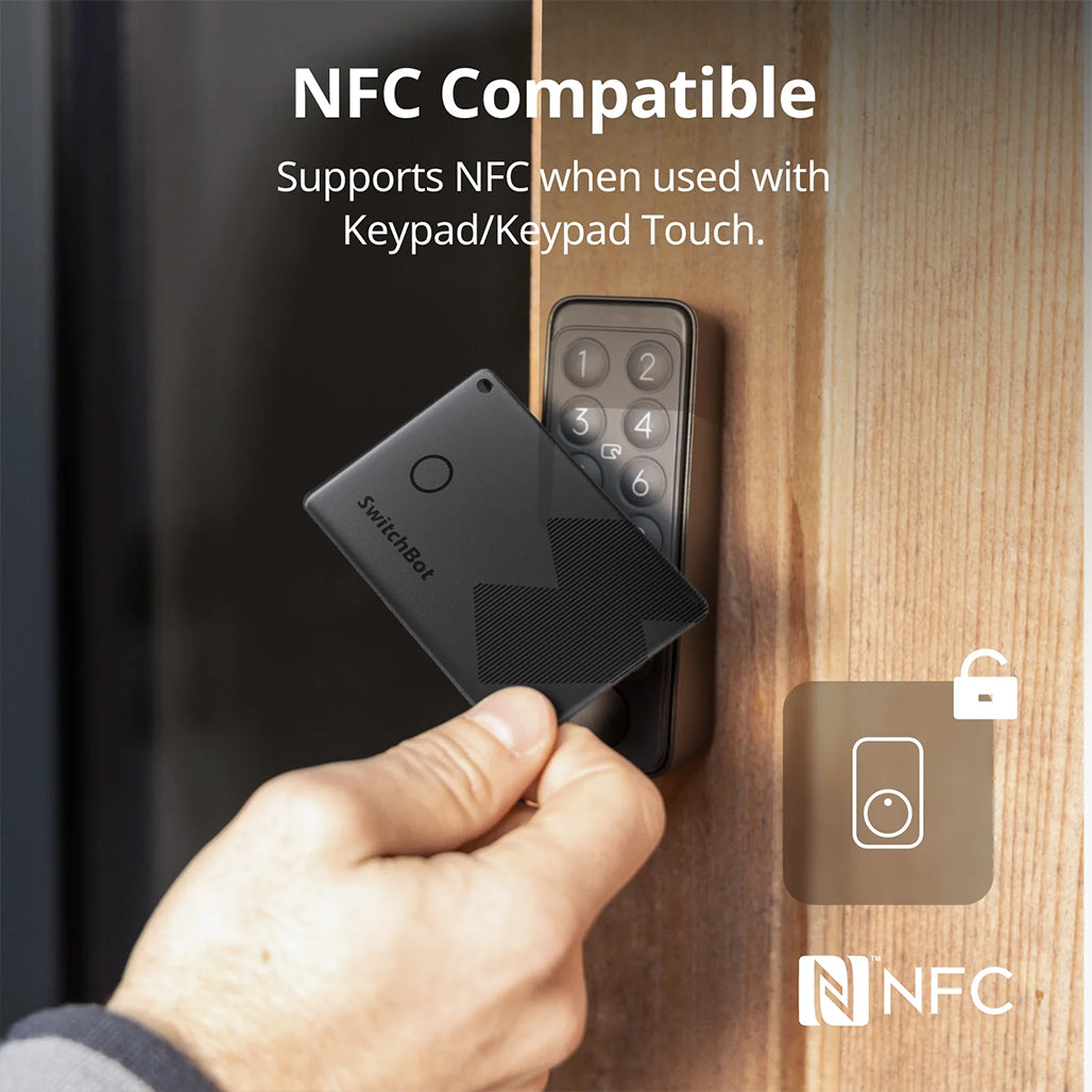 A Photo Of SwitchBot Wallet Finder Card – Ultra-Slim Smart Tracker with Apple Find My & NFC