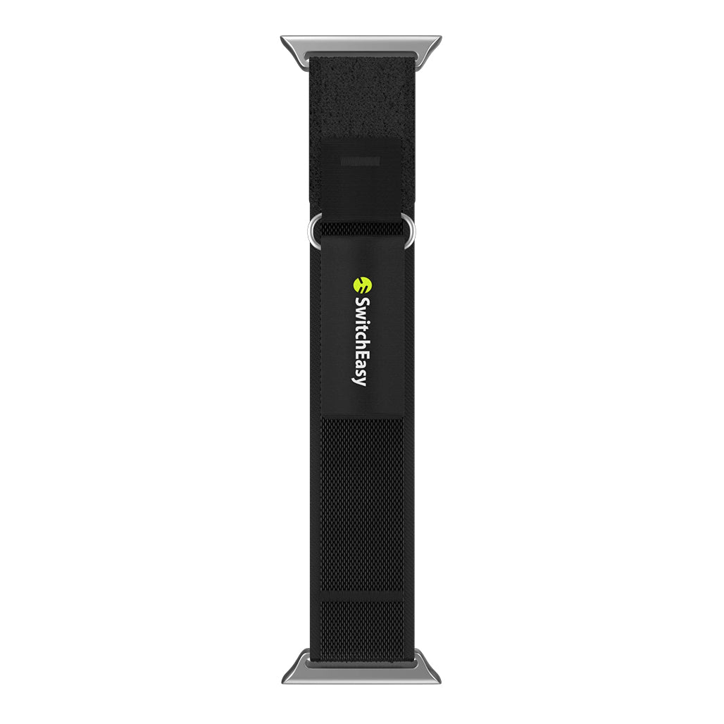 A Photo Of SwitchEasy Flex Woven Nylon Apple Watch Loop 38mm/40mm/41mm - Black