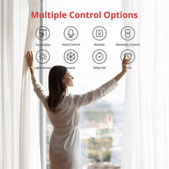 A Photo Of SwitchBot Curtain (U Rail) SWITCHBOT-41-WH | Smart Curtain Opener for U-Shaped Rails