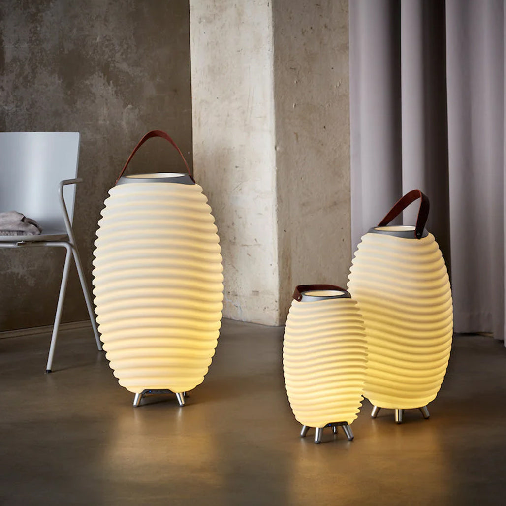 A Photo Of Kooduu Synergy 65 - Portable LED Lamp with Bluetooth Speaker & Wine Cooler