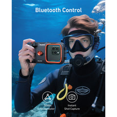 A Photo Of TELESIN Waterproof Underwater Diving Phone Case