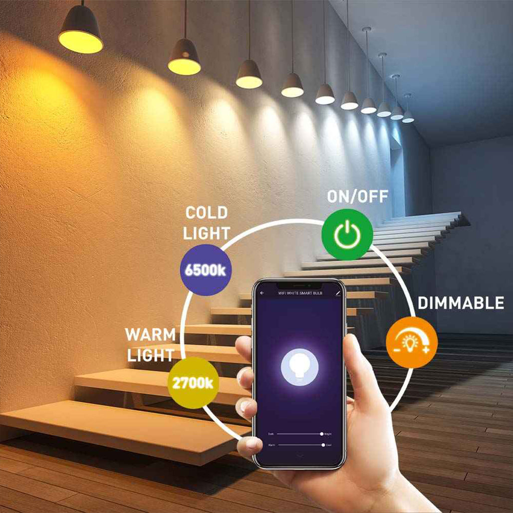 A Photo Of Tellur WiFi Smart Bulb E27 10W White