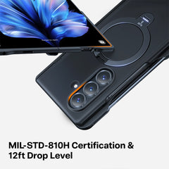 A Photo Of TORRAS Ostand Spin Magnetic Case for Samsung Z Fold 7 - Includes 2 Screen Protectors