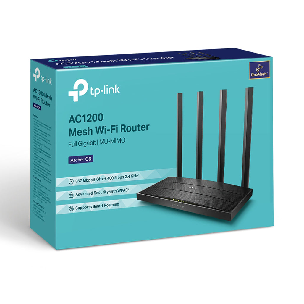 A Photo Of TP-Link Archer C6 - AC1200 MU-MIMO Gigabit Router