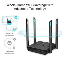 A Photo Of TP-Link Archer C64 - AC1200 Wireless MU-MIMO WiFi Router