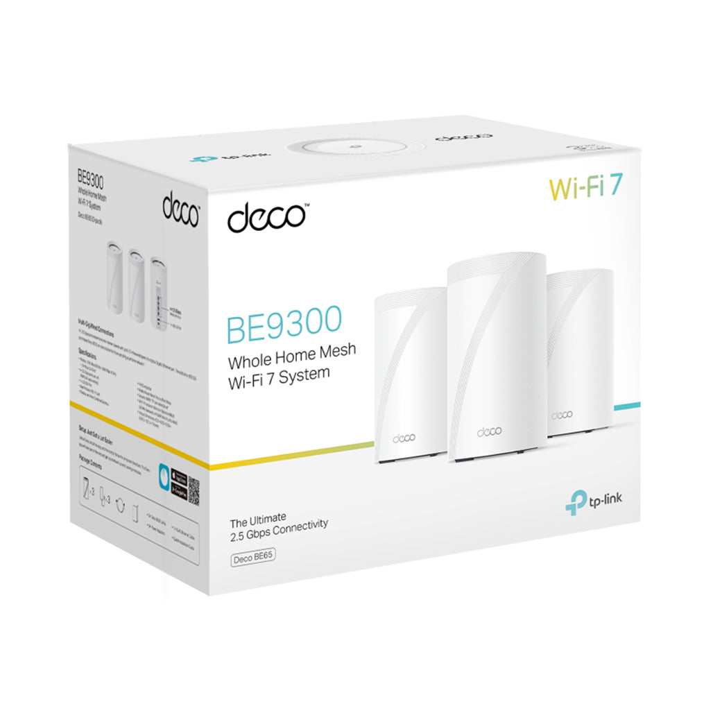 A Photo Of TP-Link Deco BE65 - Whole Home Mesh WiFi 7 System – BE9300