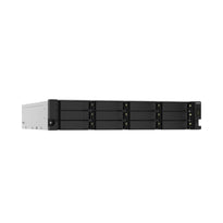 QNAP TS-1232PXU-RP-4G 12-Bay NAS Enclosure | AnnapurnaLabs Alpine CPU, 16GB Max Memory, 10GbE, 2U Rackmount
