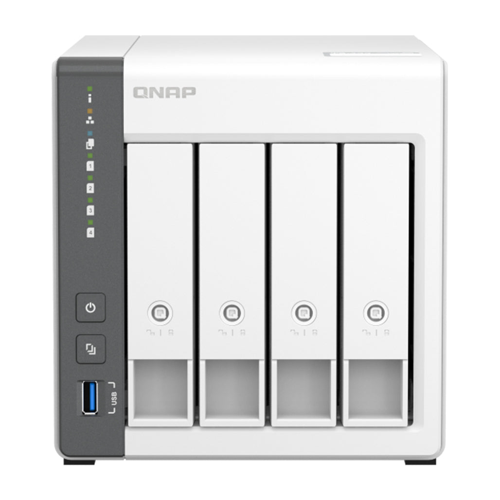 A Photo Of QNAP TS-433 4-Bay NAS with Built-in AI NPU
