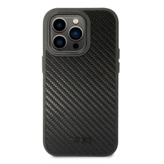 A Photo Of Tumi HC Aluminum Carbon Pattern Case for iPhone 14 Pro Max