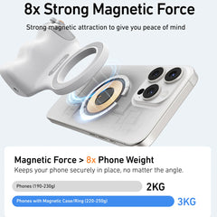 A Photo Of Telesin Fun Shot Magnetic Phone Grip – Ultra-Strong N52 Magnets, Ergonomic Handheld Design with telesin original light