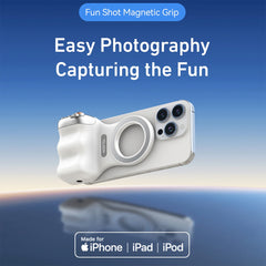 A Photo Of Telesin Fun Shot Magnetic Phone Grip – Ultra-Strong N52 Magnets, Ergonomic Handheld Design with telesin original light