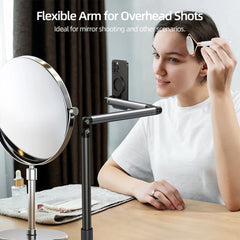 A Photo Of Telesin Magnetic Floor Stand for Mobile Video & Live Streaming