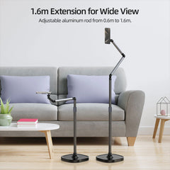 A Photo Of Telesin Magnetic Floor Stand for Mobile Video & Live Streaming