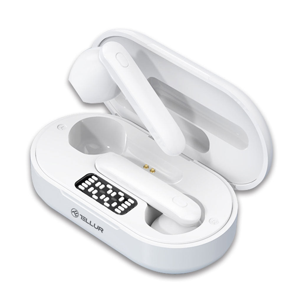A Photo Of Tellur Flip - Bluetooth True Wireless Earphones – White