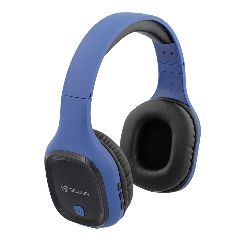 A Photo Of Tellur Pulse - Bluetooth Over-Ear Headphones – Blue