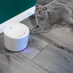 A Photo Of Tellur Smart WiFi Pet Water Dispenser 2L with UV Sterilization – White