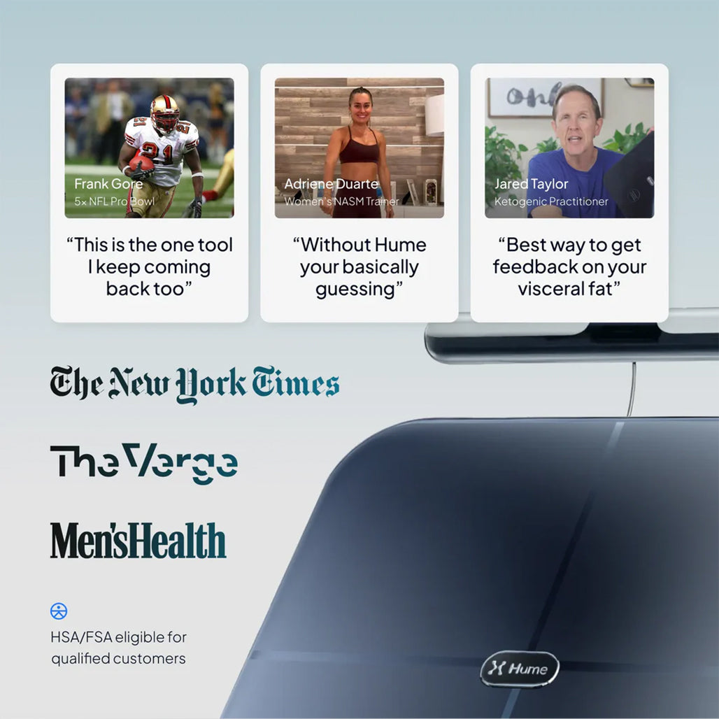 A Photo Of HumeHealth Hume Pod – Advanced Full-Body Health Analyzer & Smart Fitness Scale
