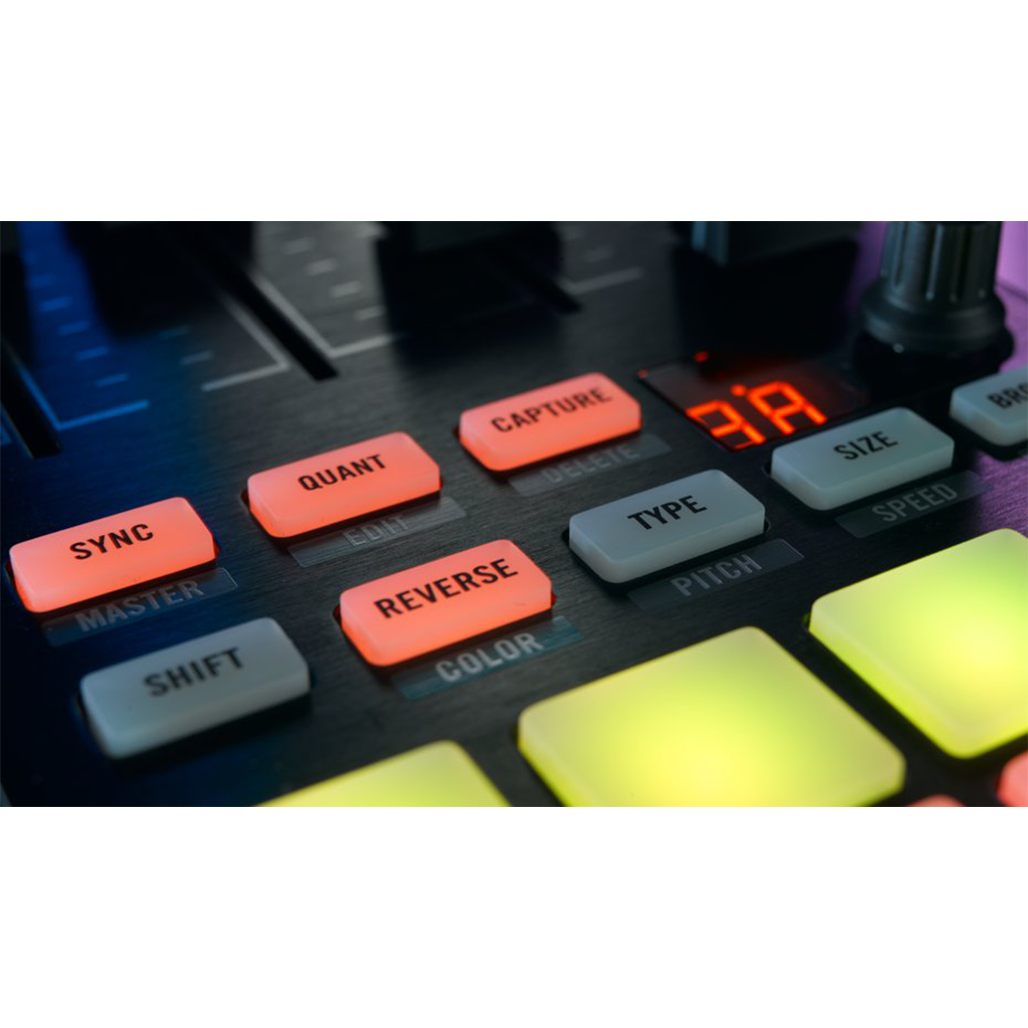A Photo Of Native Instruments Traktor Kontrol F1 – DJ Remix Controller for Stems and Remix Decks