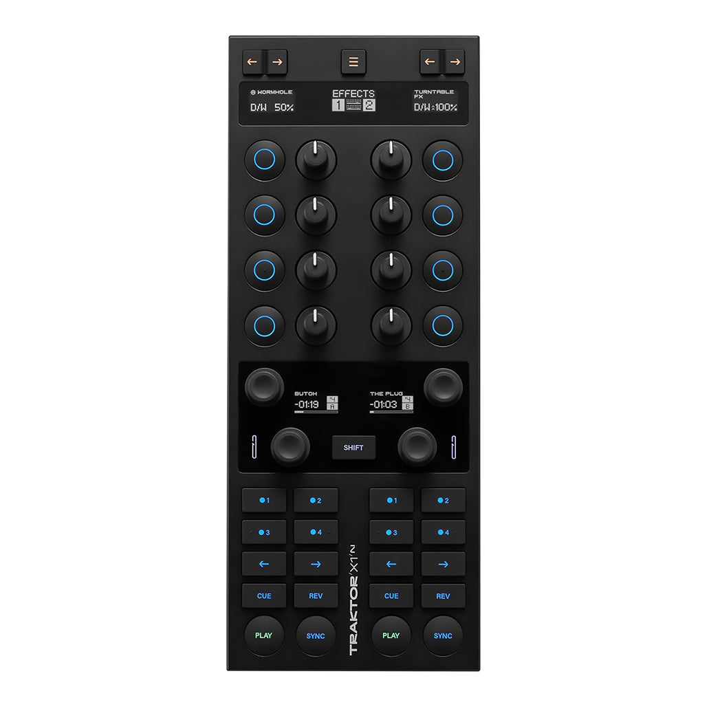 A Photo Of Native Instruments Traktor X1 MK3 – Portable DJ Controller with OLED Displays and Traktor Pro 4