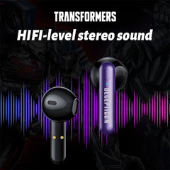 A Photo Of Transformers TF-T03 - Bluetooth 5.3 TWS Wireless Gaming Earphones