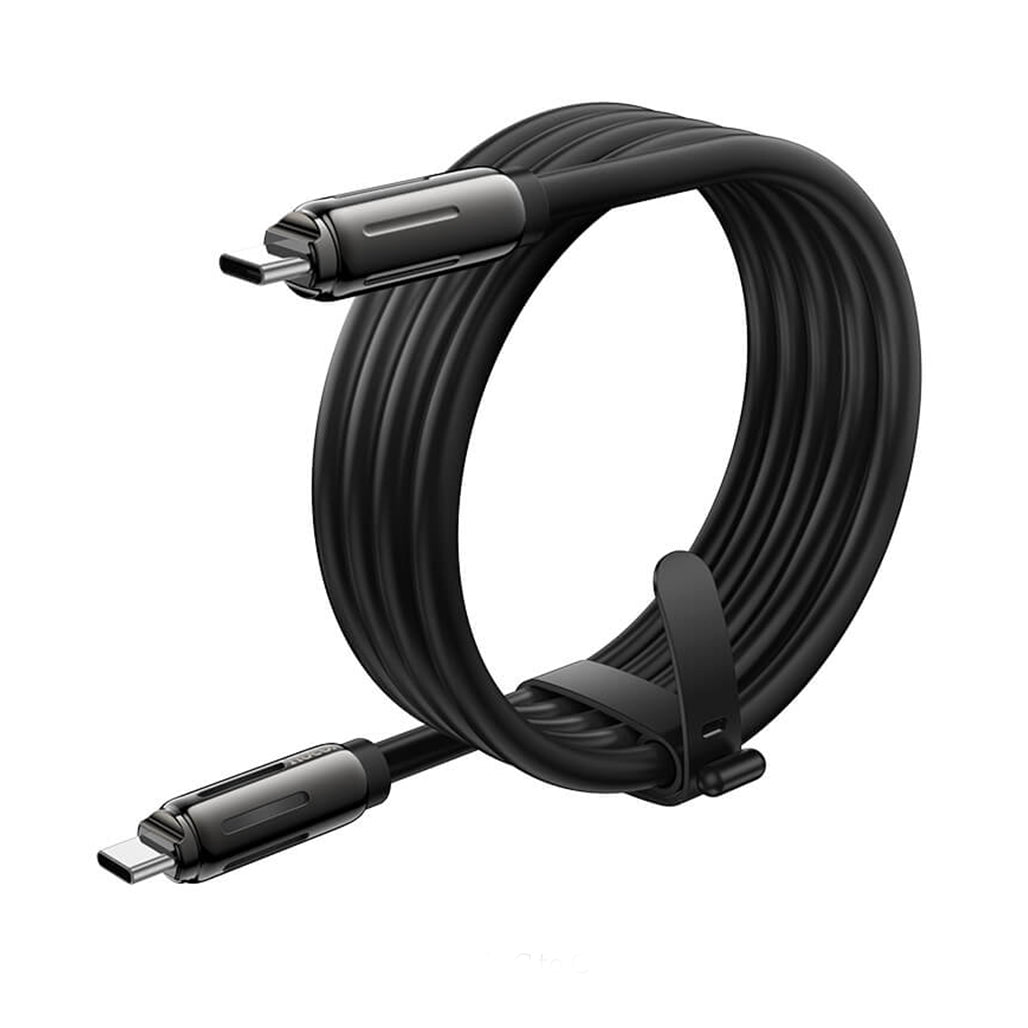 A Photo Of Hoco U136 60W Zinc Alloy USB-C to USB-C Fast Charging Cable 1.2m