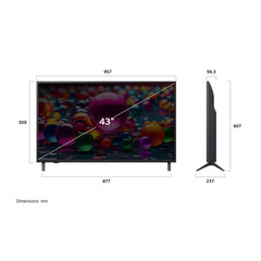 A Photo Of LG UHD AI UA85 4K Smart TV 2025