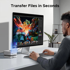 A Photo Of UGREEN Mac Mini M4 Docking Station 11-Port USB-C Hub