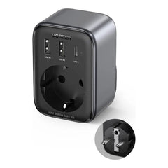 A Photo Of UGREEN 90613 30W Outlet Extender Charger – 4-in-1 Fast Charging Adapter with USB-C & USB-A Ports