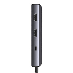 A Photo Of UGREEN CM498 6-in-1 USB-C Hub Adapter with Dual HDMI 8K