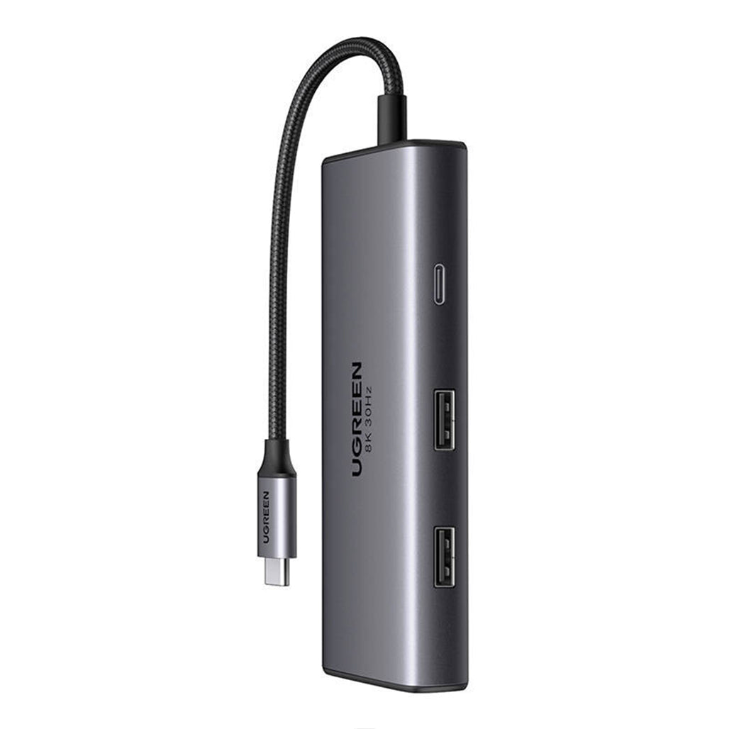 A Photo Of UGREEN CM498 6-in-1 USB-C Hub Adapter with Dual HDMI 8K