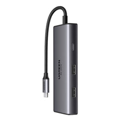 A Photo Of UGREEN CM498 6-in-1 USB-C Hub Adapter with Dual HDMI 8K