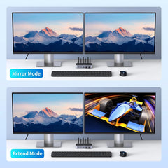 A Photo Of Ugreen 2 In 2 Out 8K@60Hz HDMI® Dual Monitor KVM Switch AK703 – 85100