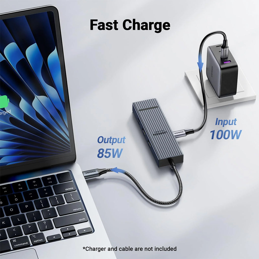 A Photo Of UGREEN Revodok 6-in-1 USB-C Hub with 4K@60Hz HDMI