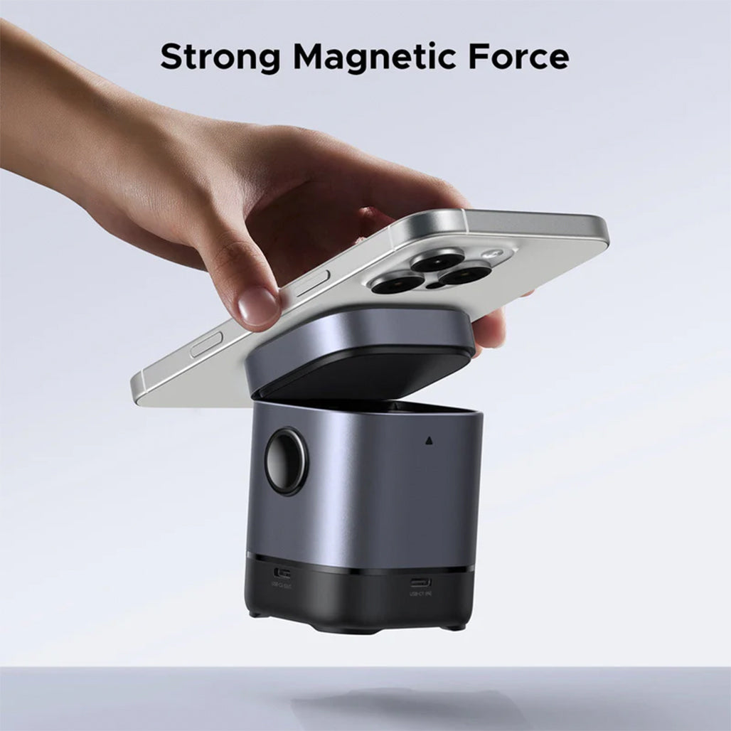 A Photo Of UGREEN Uno 2-in-1 Magnetic Wireless Charger 15W – Fast Qi2 Charging for iPhone & Earbuds