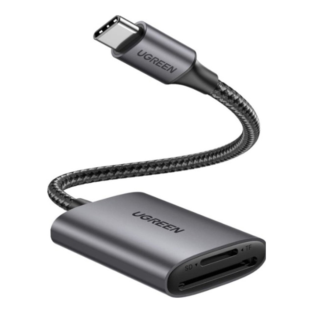 A Photo Of UGreen USB-C Multifunctional Card Reader | 5Gbps High-Speed Transfer, Dual Slot, Plug & Play